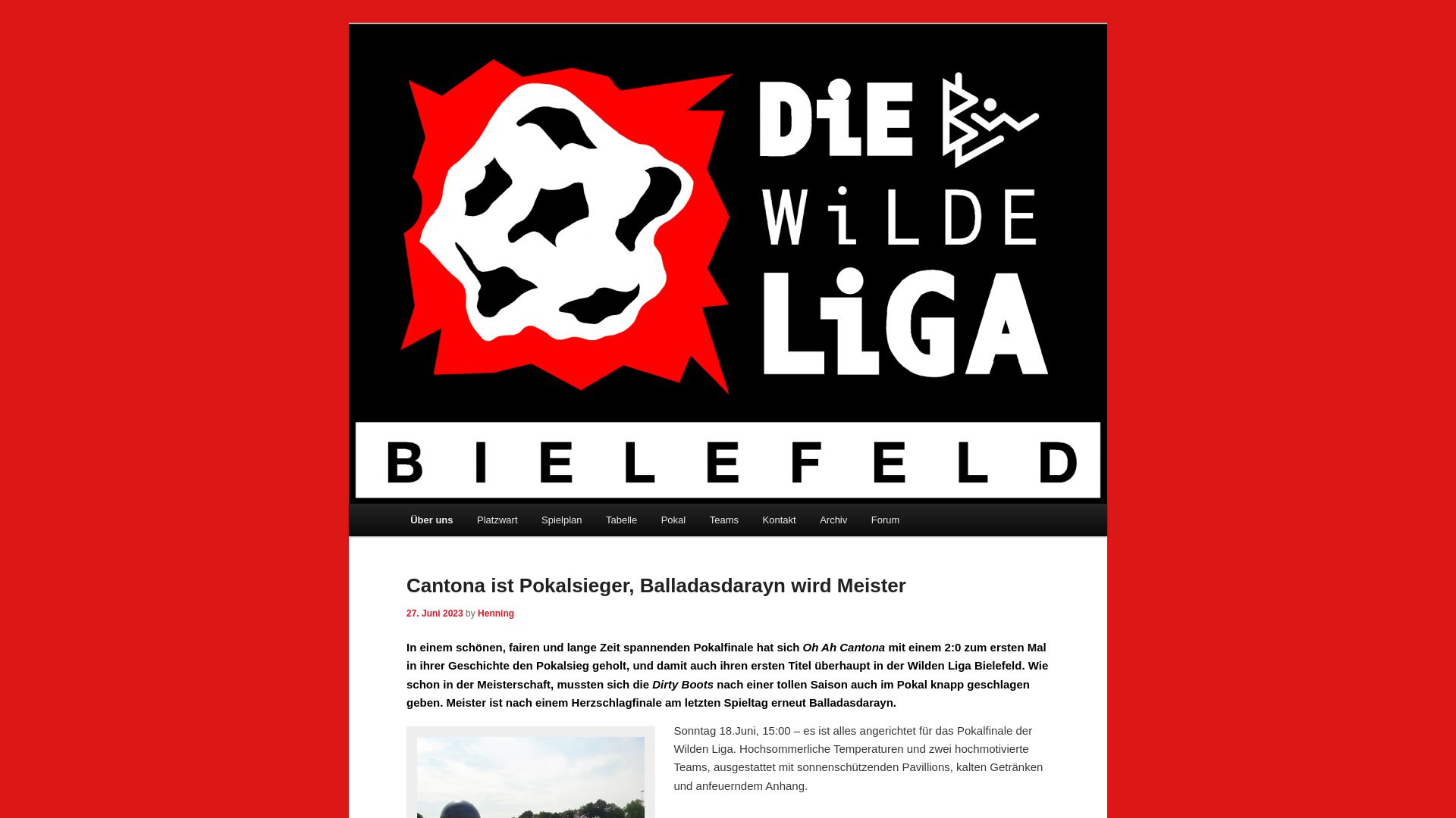 Wilde Liga Bielefeld