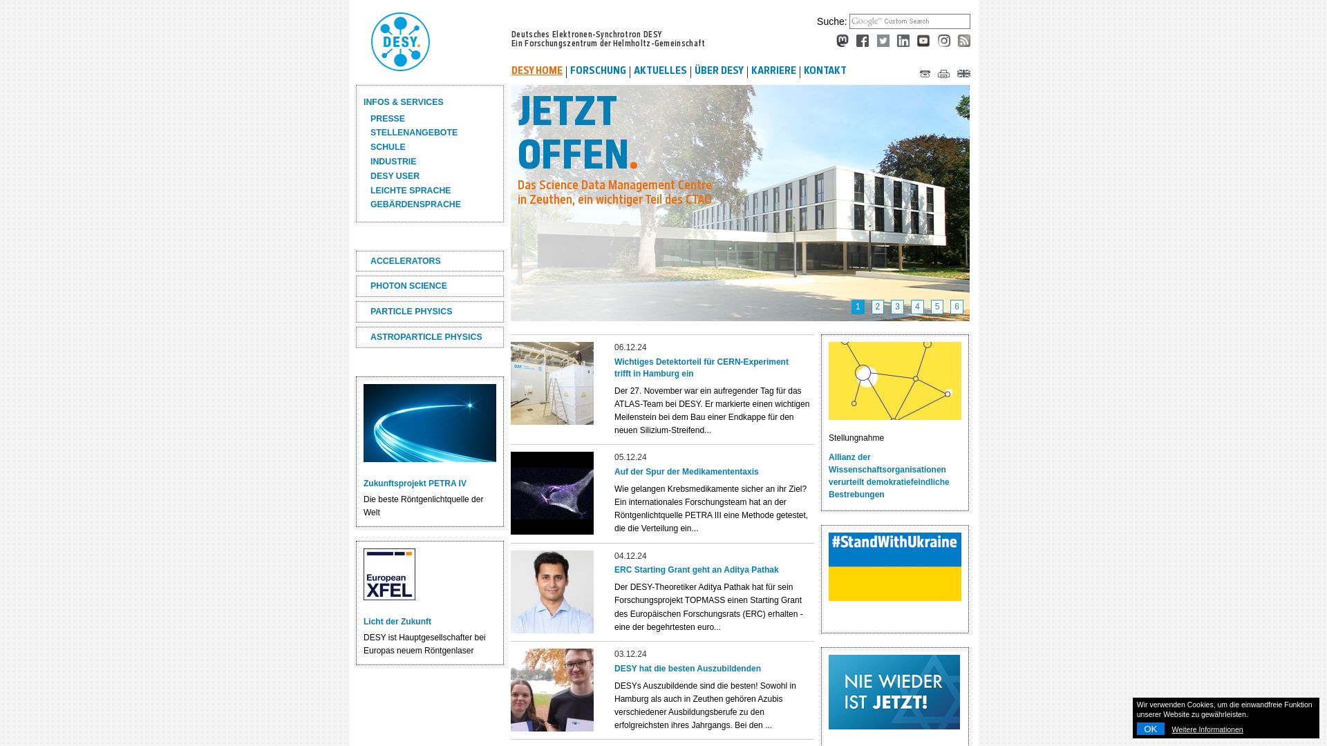 Deutsches Elektronen Synchrotron - DESY Zeuthen
