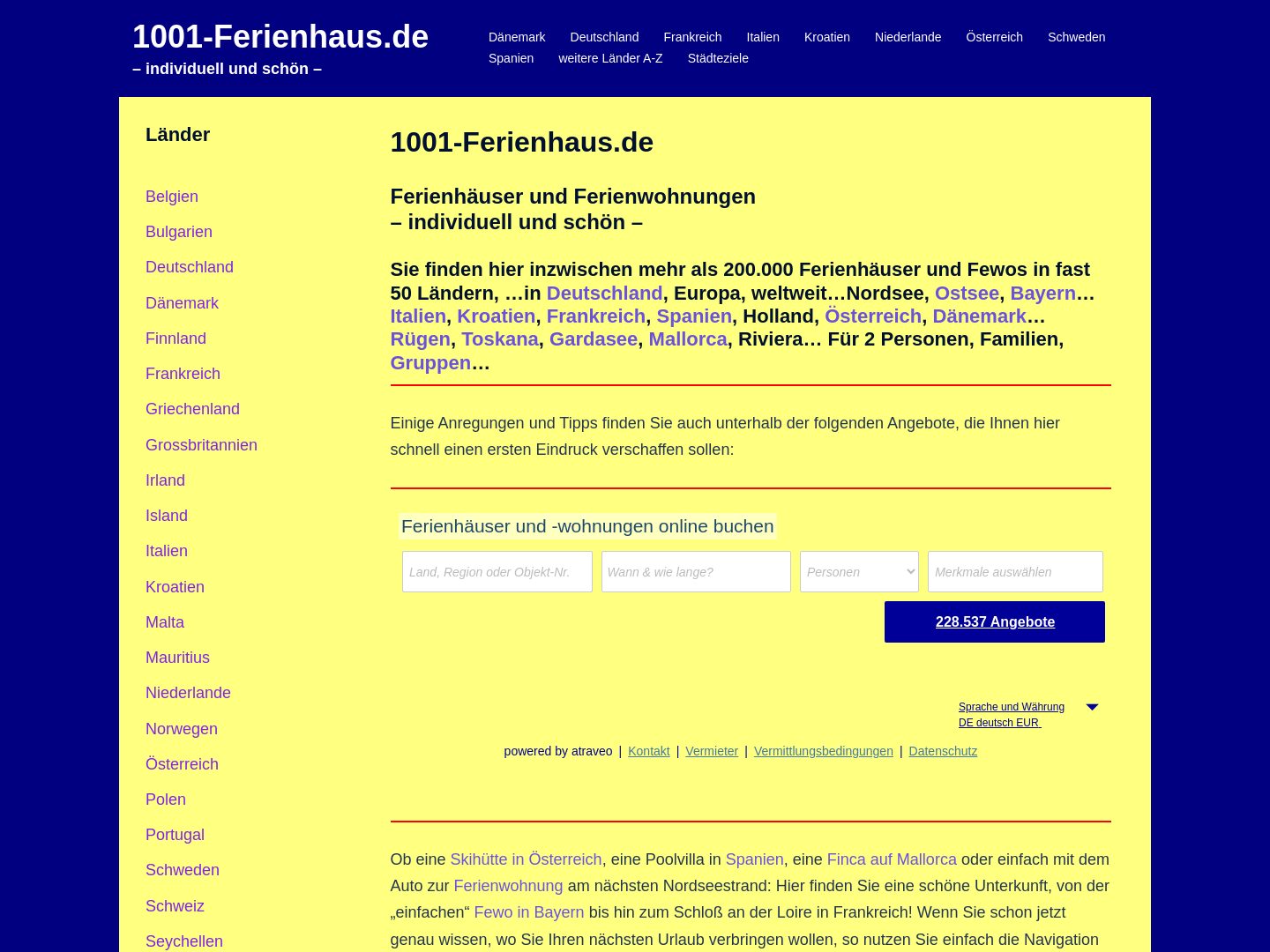 1001-Ferienhaus.de