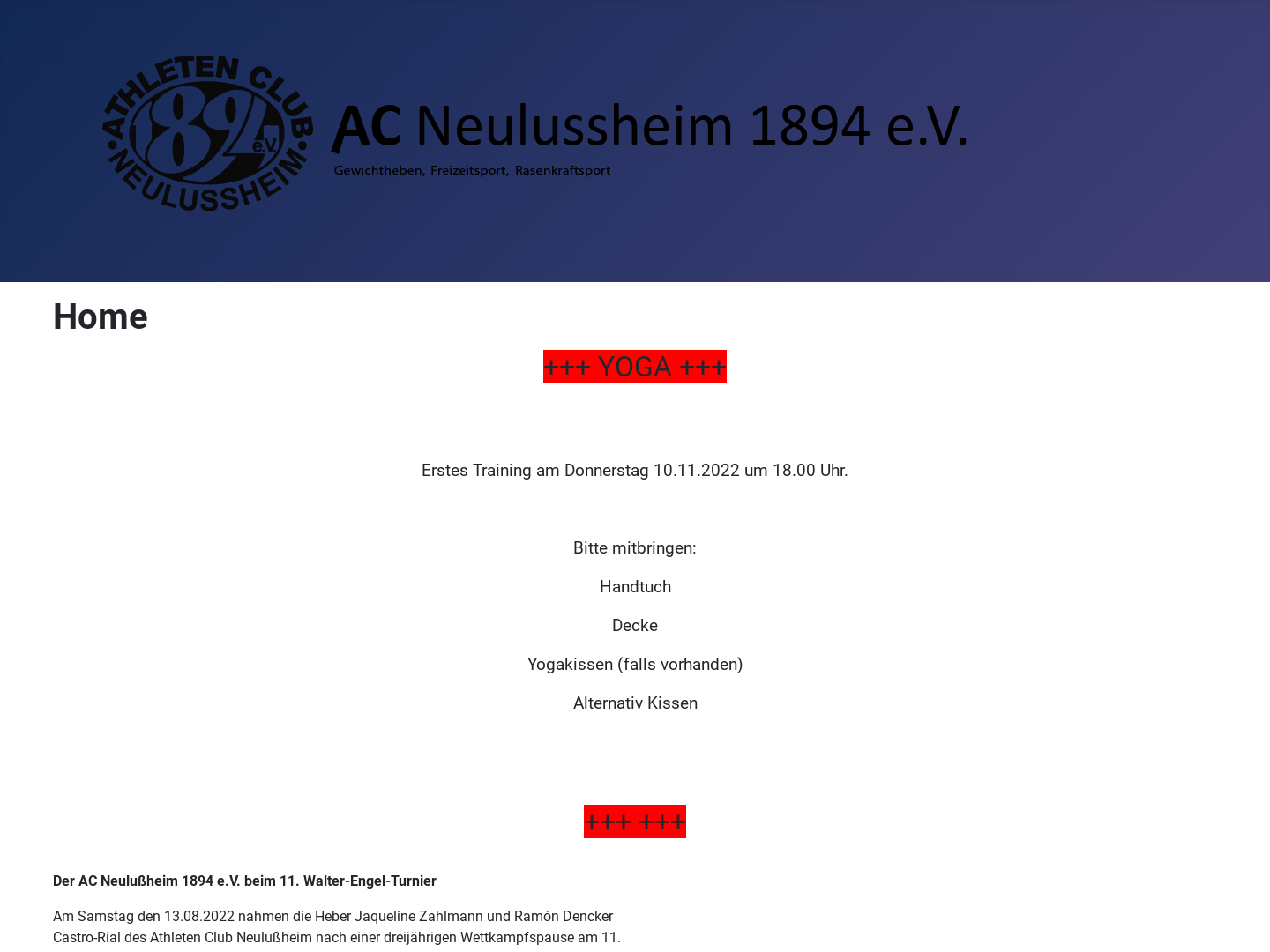 Athleten Club Neulußheim 1894 e.V.