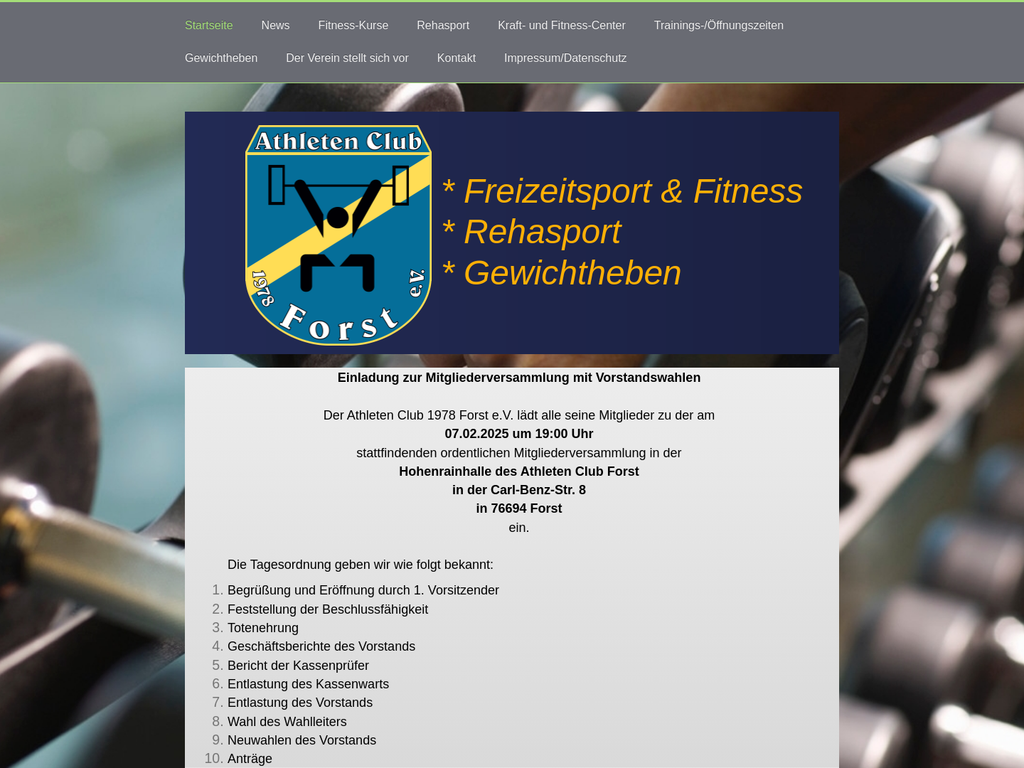 Athletenclub Forst