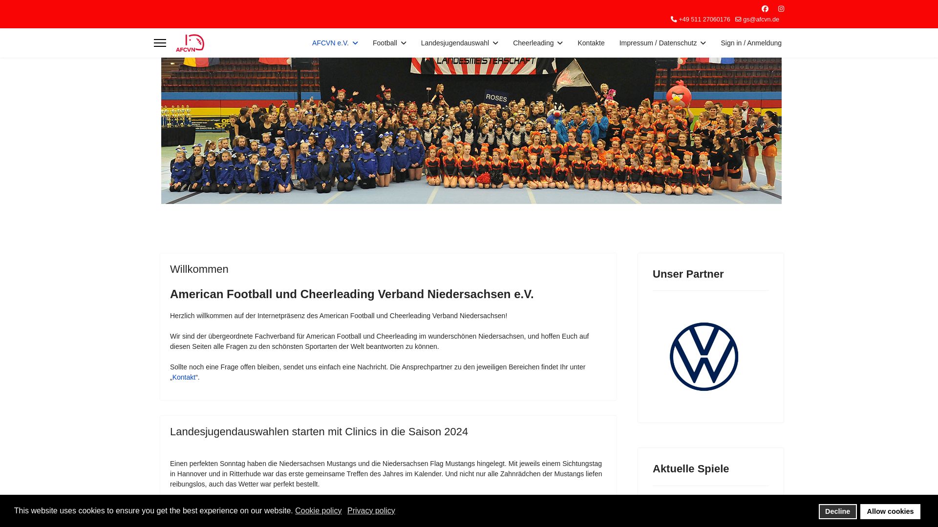 American Footballverband und Cheerleading Niedersachsen e.V.