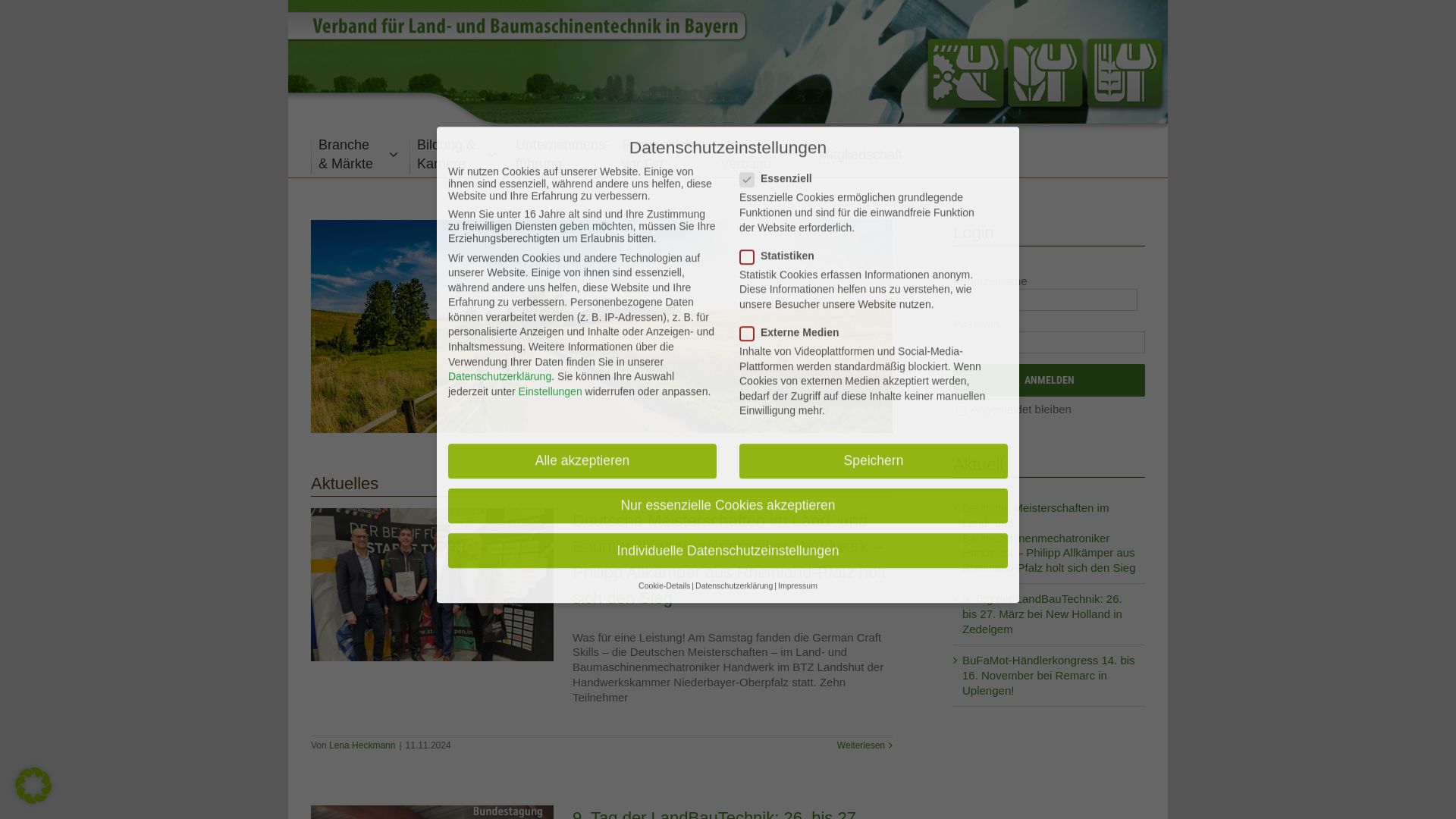 Landtechnische Verbände Handel und Handwerk in Bayern
