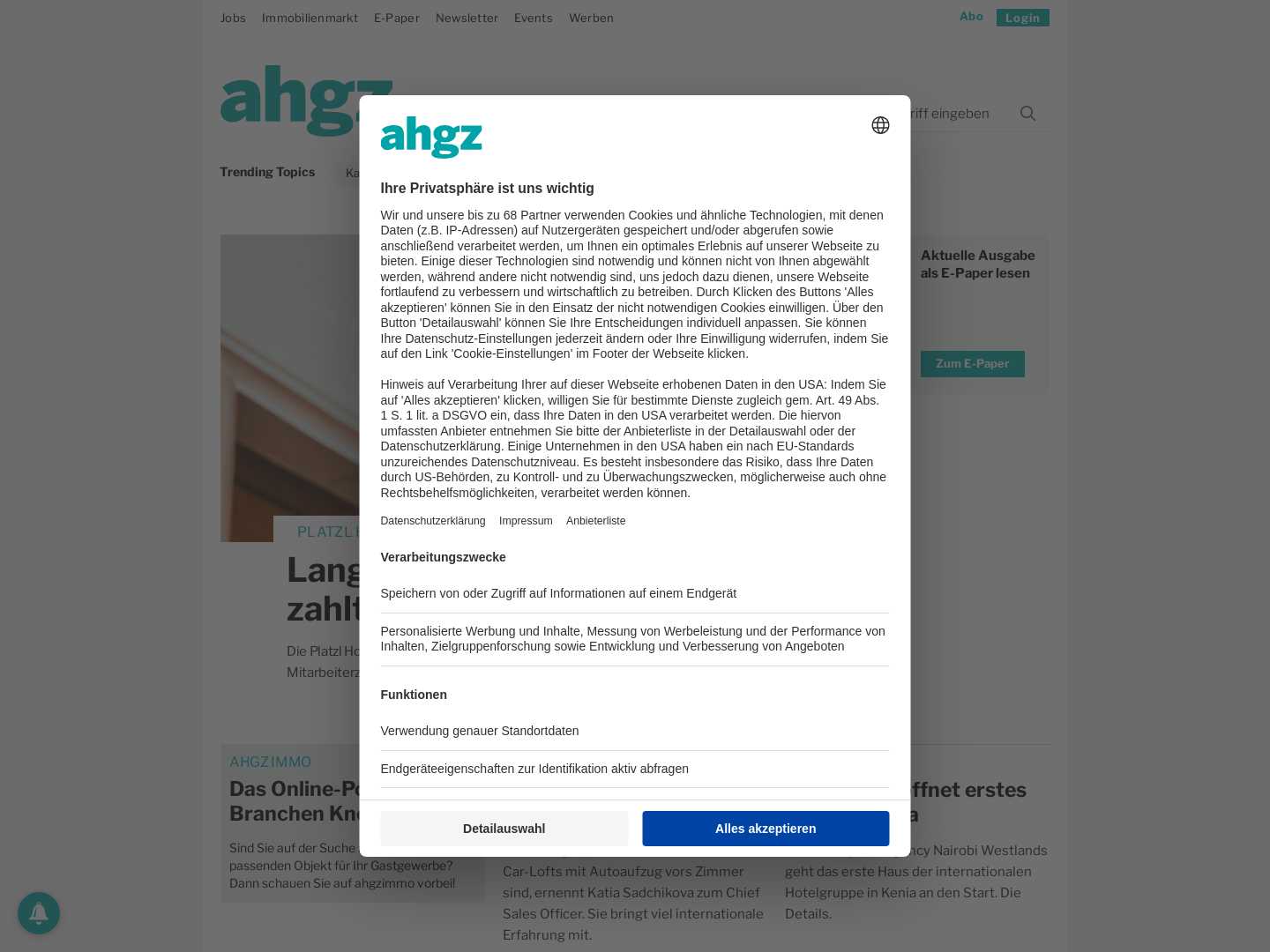 Allgemeine Hotel- und Gastronomie-Zeitung - Matthaes Verlag GmbH