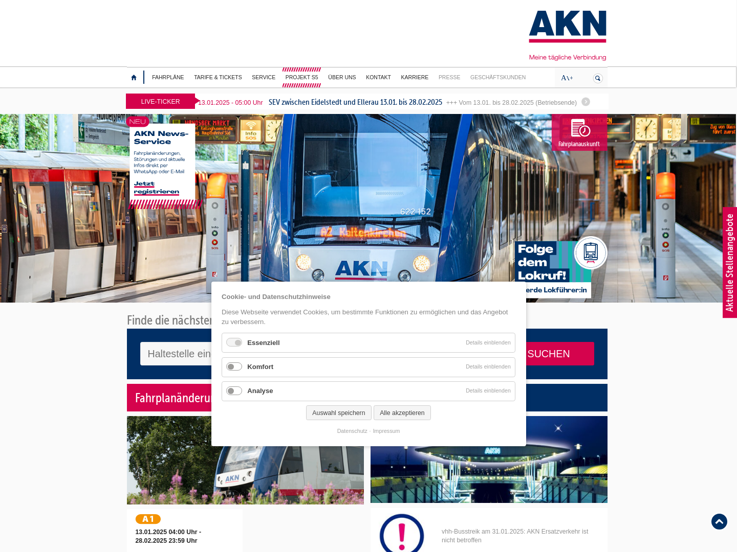AKN Eisenbahn AG, Kaltenkirchen