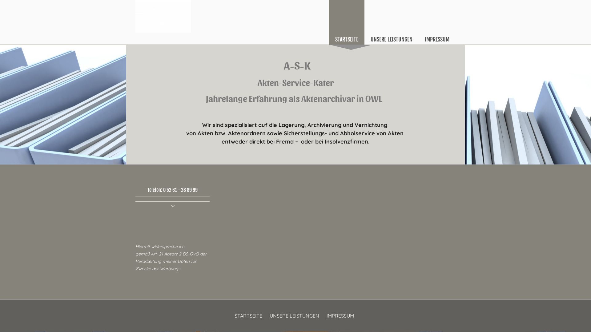 Akten Service Kater A-S-K
