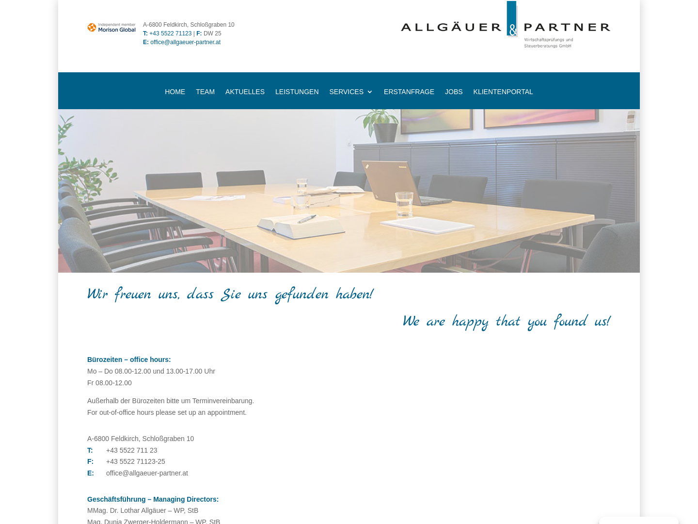 Allgäuer und Partner - Wirtschaftsprüfungs und Steuerberatungs GmbH