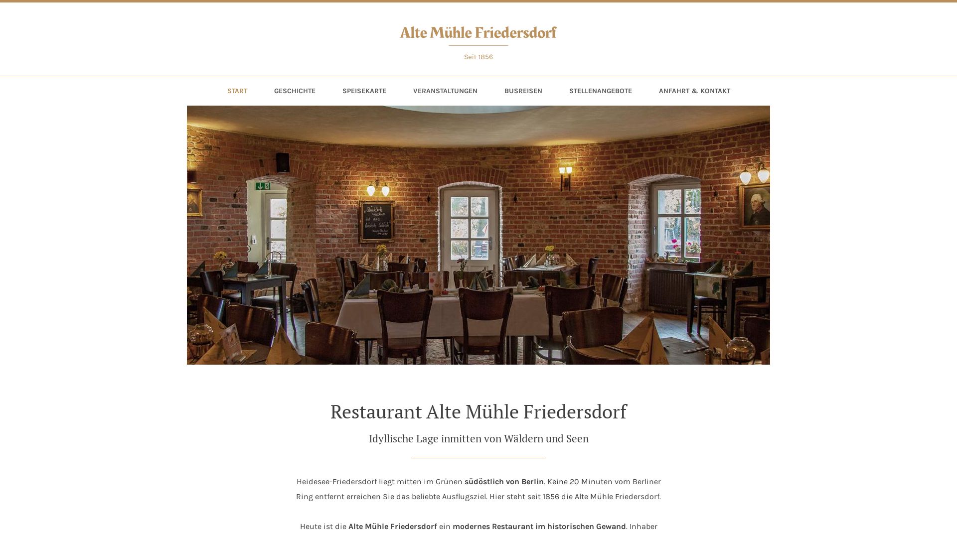 Restaurant Alte Mühle Friedersdorf - Inh. Sabrina Kuhl