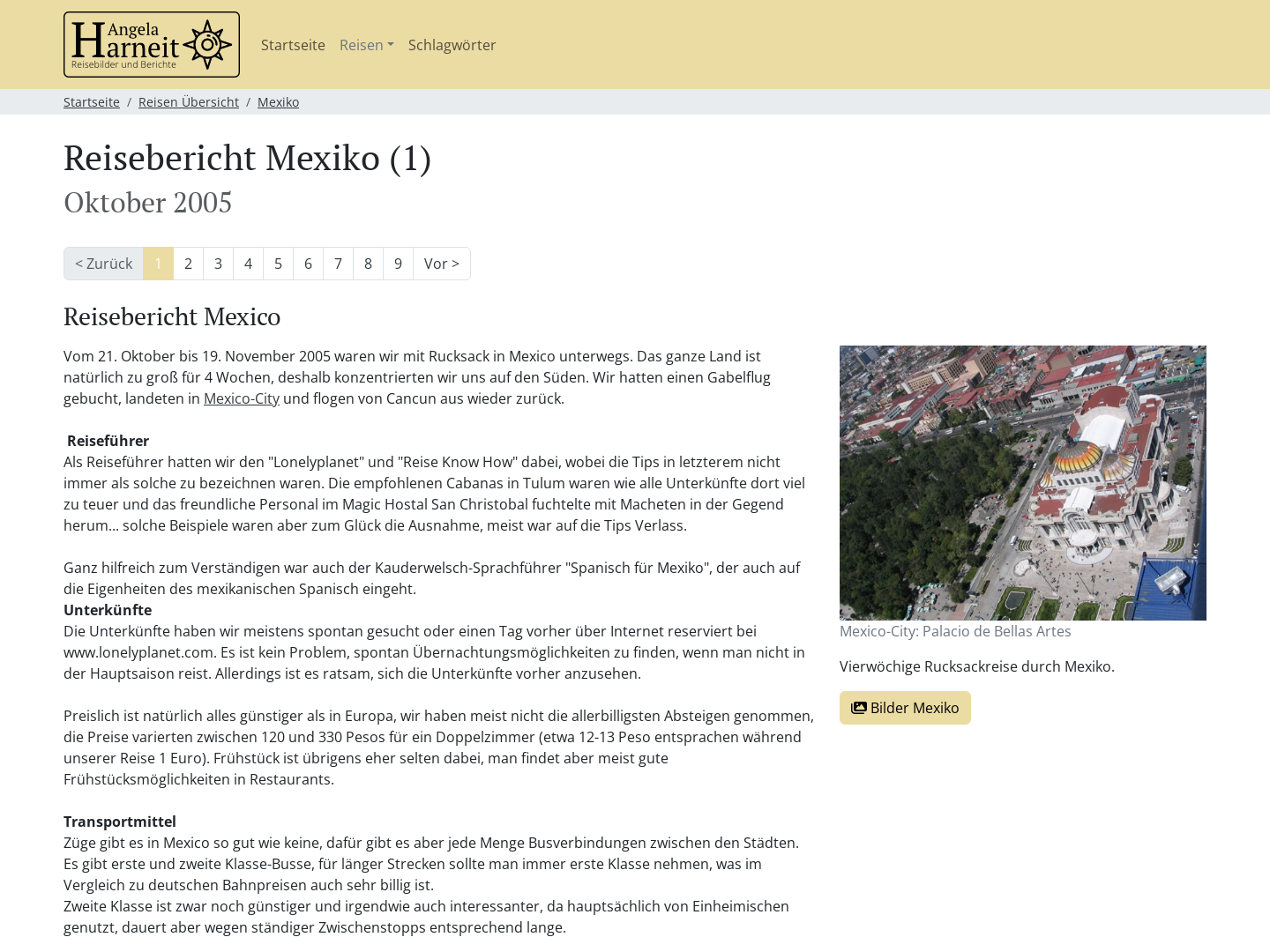 Zentrum und Süden Mexikos [Angela Harneit]
