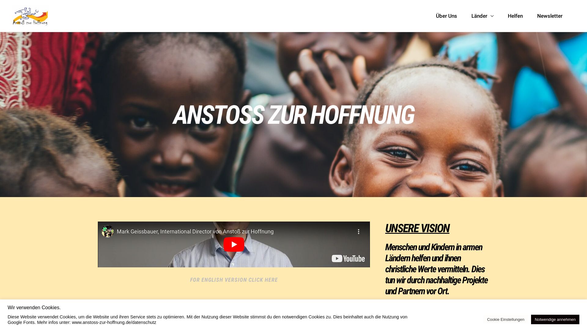 Anstoß zur Hoffnung