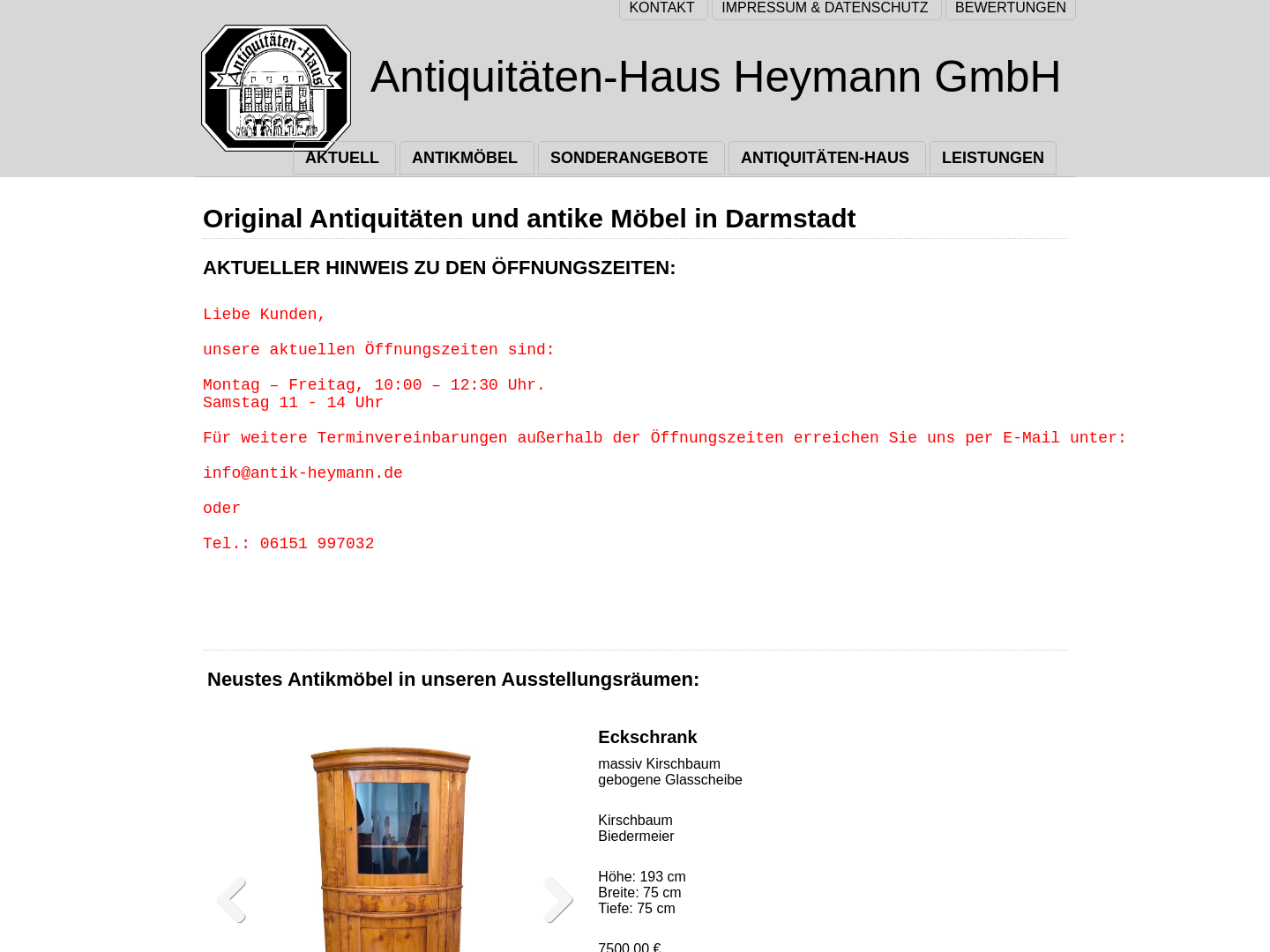 Antiquitäten-Haus Heymann Gmbh