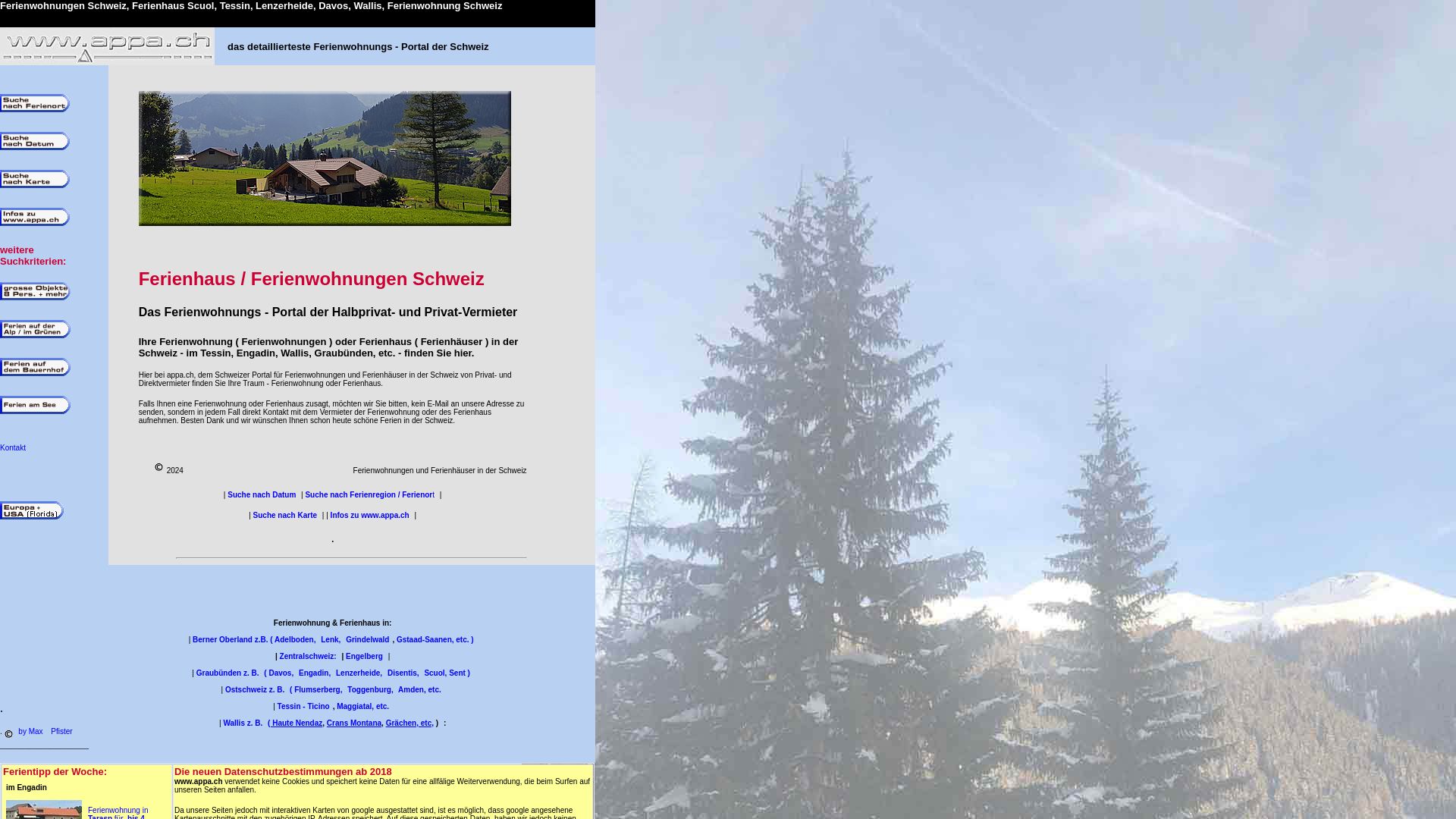 Appartements und Ferienhäuser
