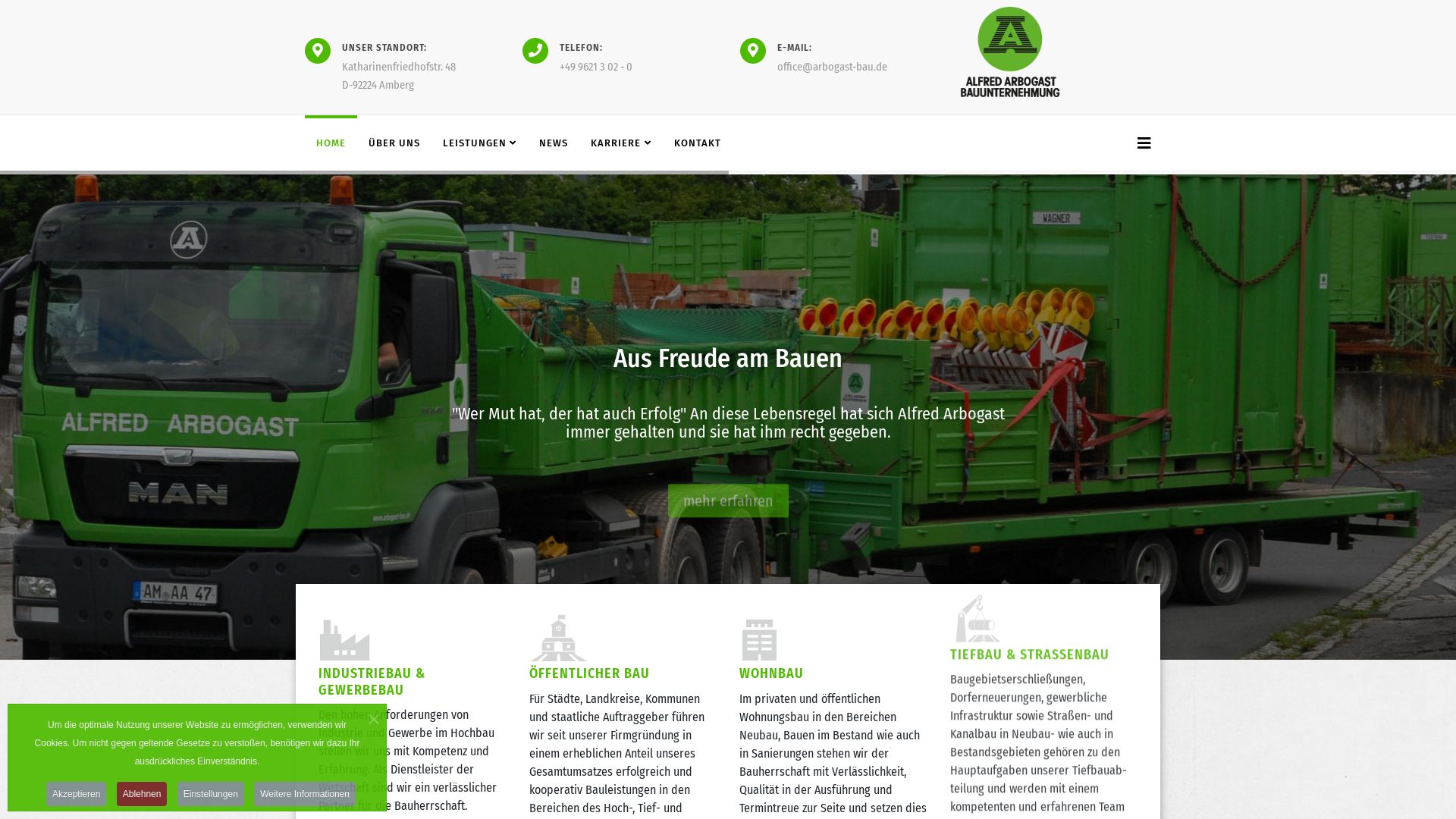 Bauunternehmung Arbogast