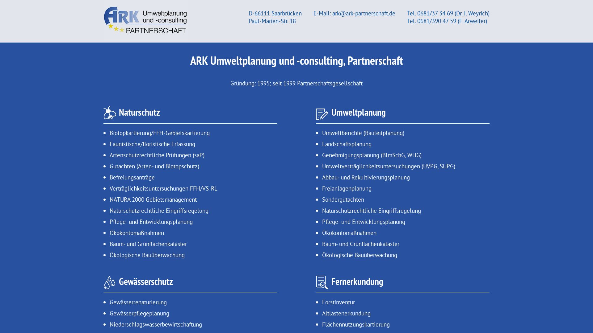 ARK Umweltplanung und -consulting Partnerschaft