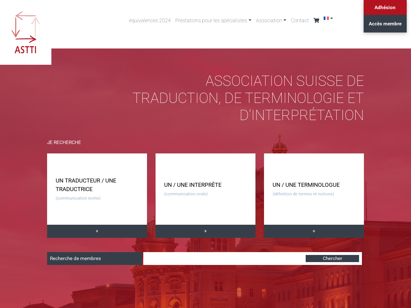 ASTTI – Association suisse des traducteurs, terminologues et interprètes