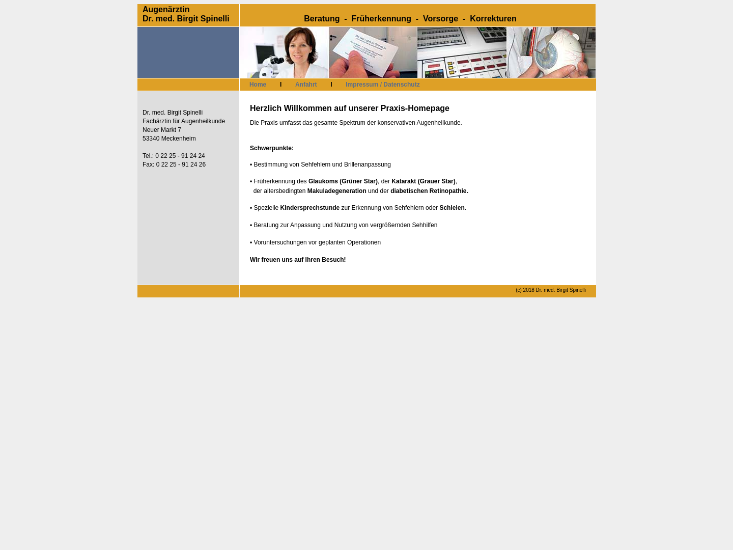 Augenärztin Dr. Birgit Spinelli