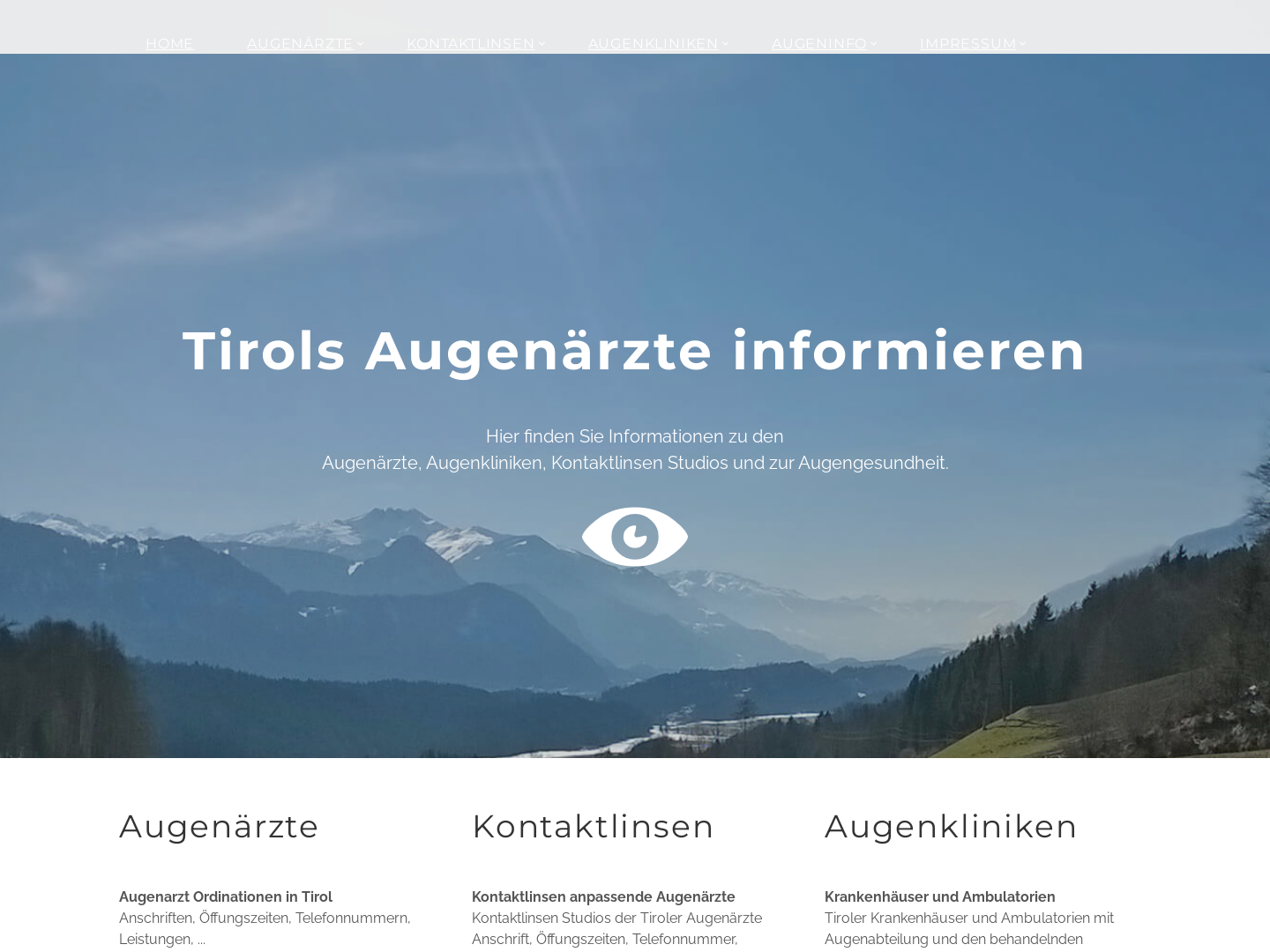 Augenärzte in Tirol