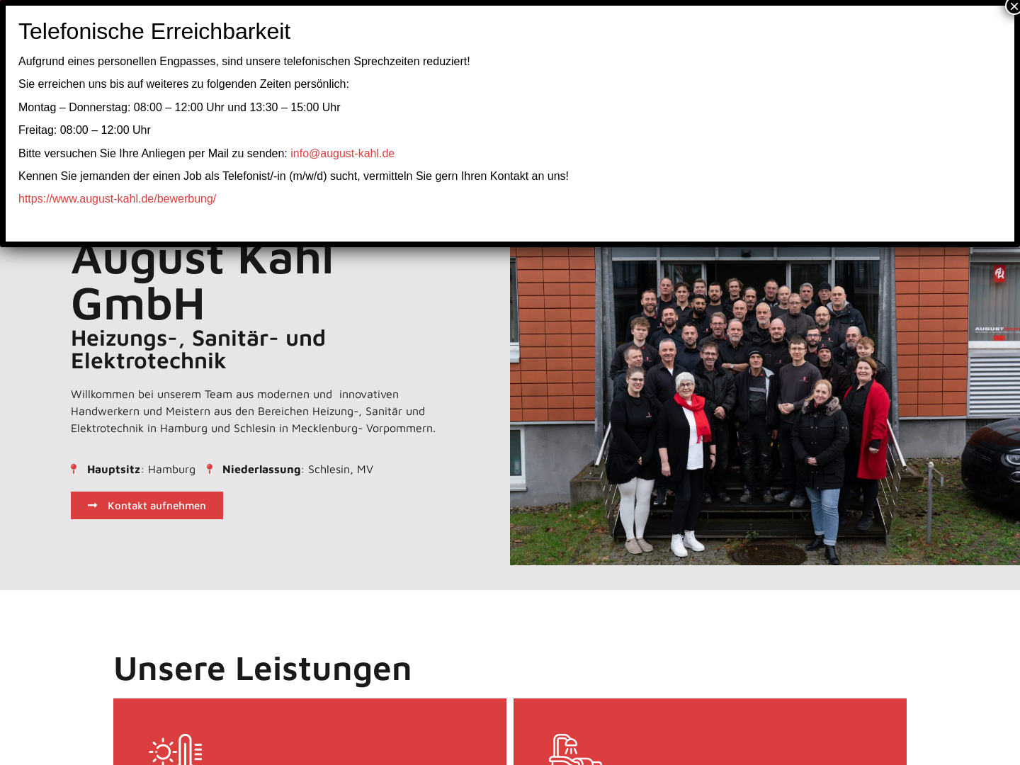 August Kahl, Heizungs- & Sanitärtechnik GmbH