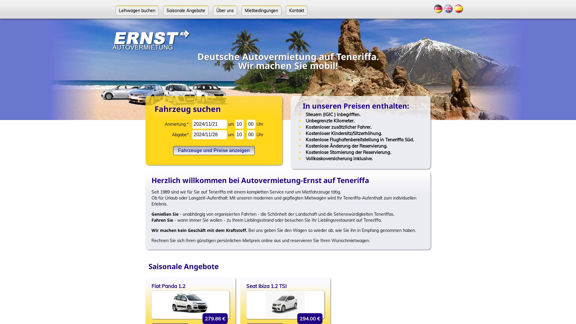 Autovermietung Ernst S.L.
