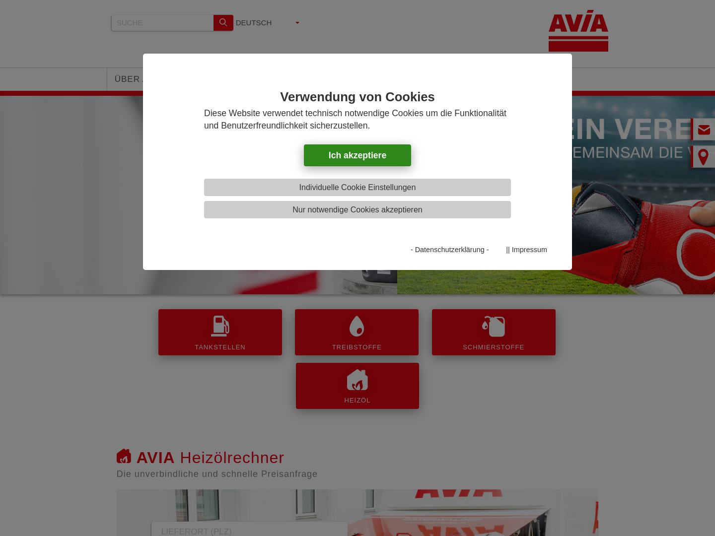 AVIA Vereinigung unabhängiger Schweizer Importeure von Erdölprodukten
