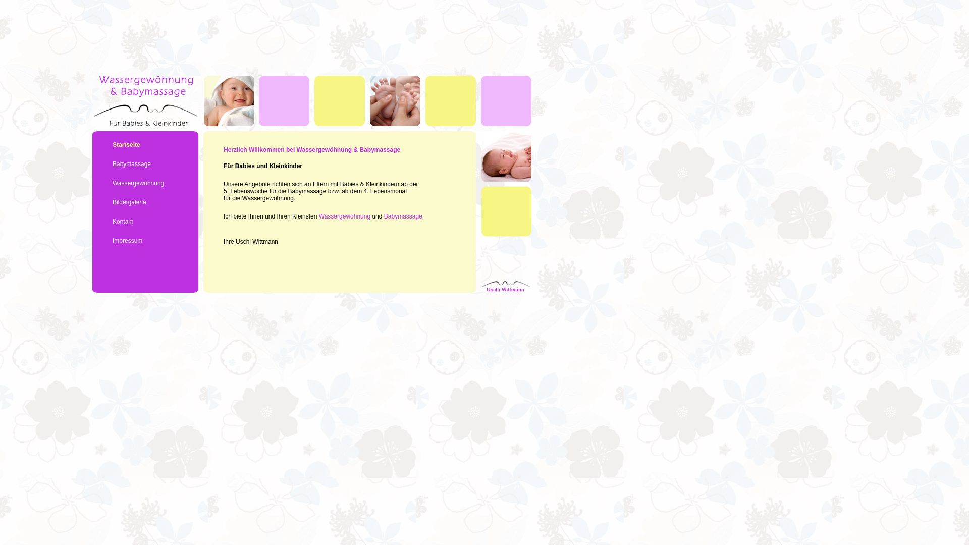Babymassage & Wassergewöhnung Uschi Wittmann