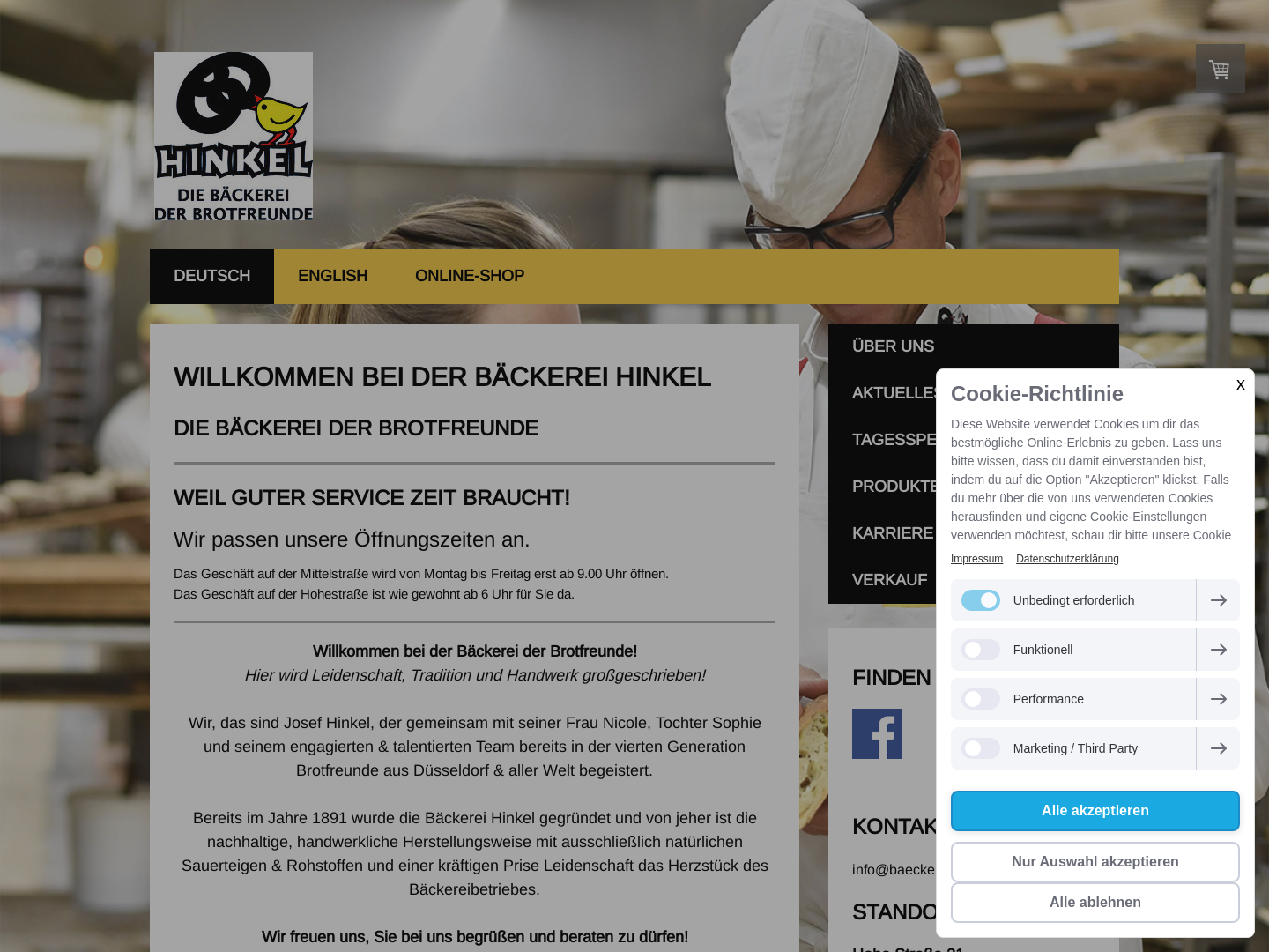 Bäckerei Josef Hinkel