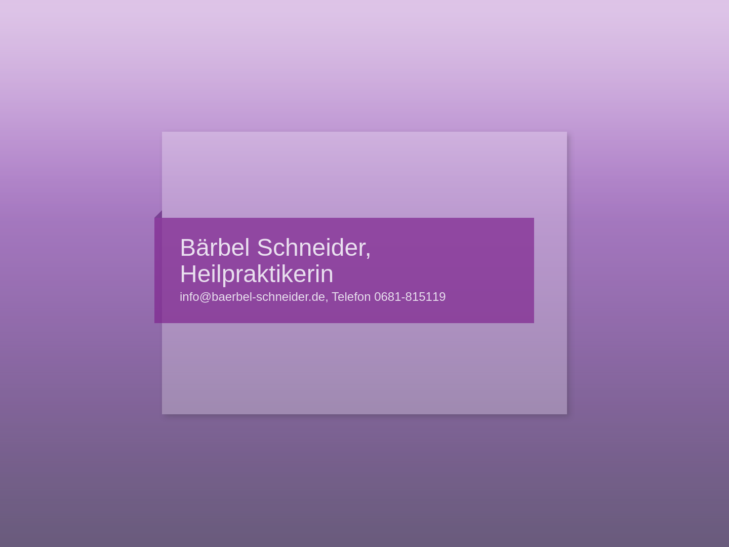 Bärbel Schneider