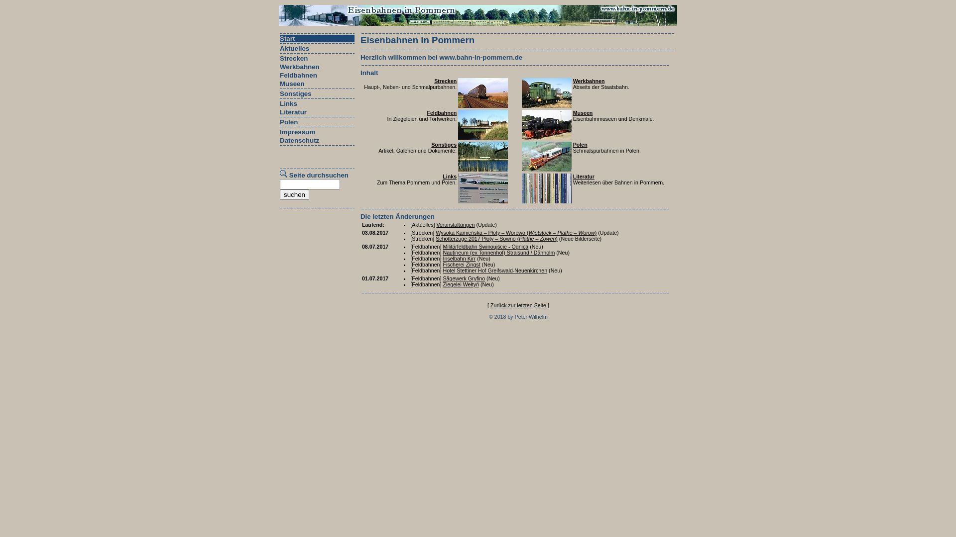 Eisenbahnen in Pommern
