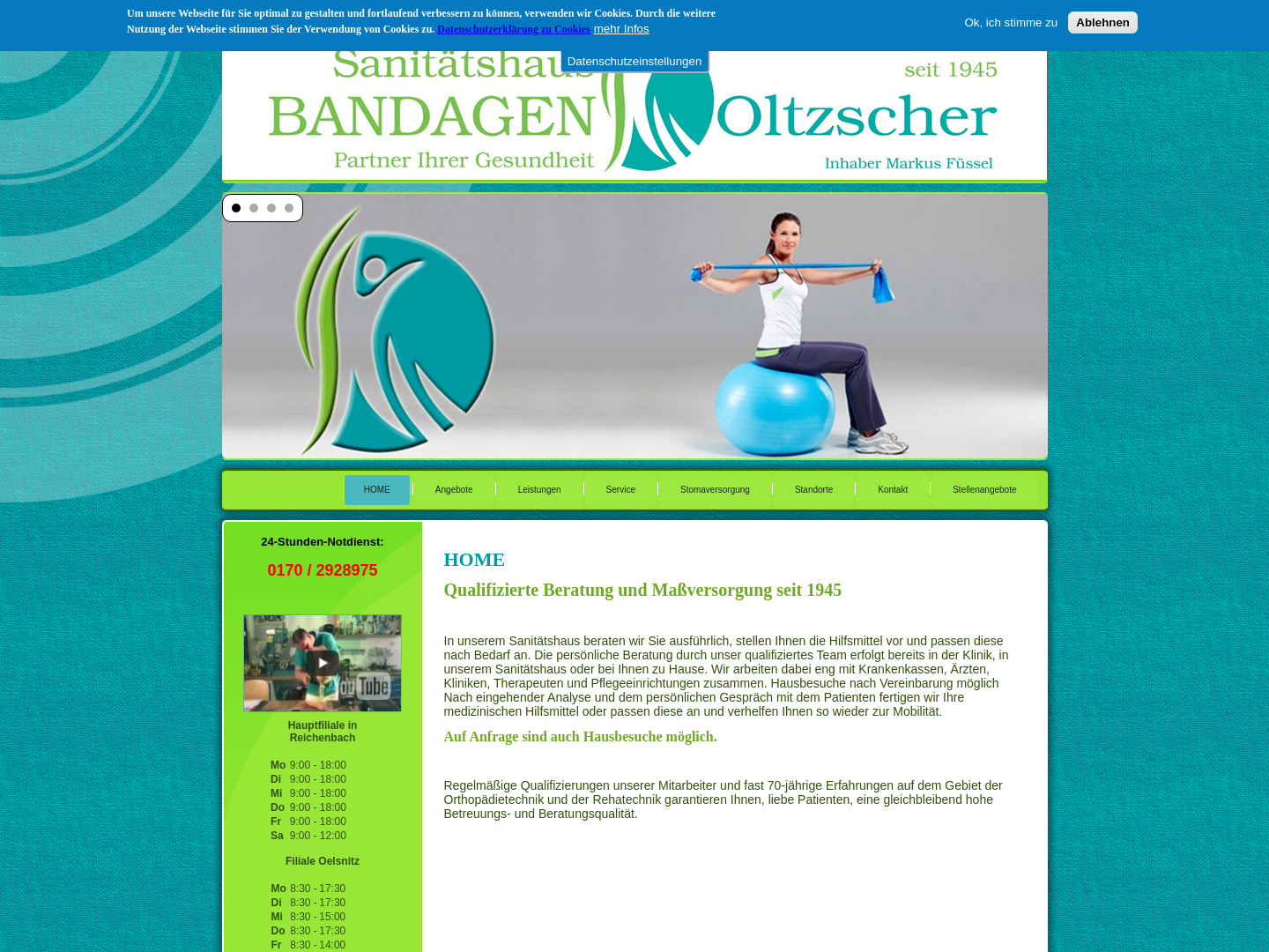 Sanitätshaus - Bandagen-Oltzschner