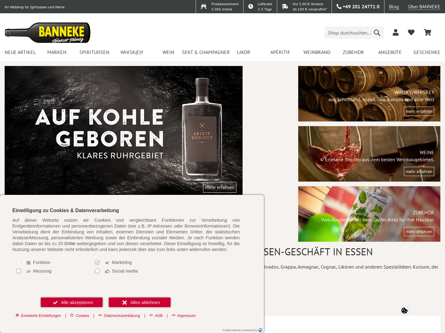 Banneke Weine und Spirituosen aus aller Welt Werner Faber GmbH