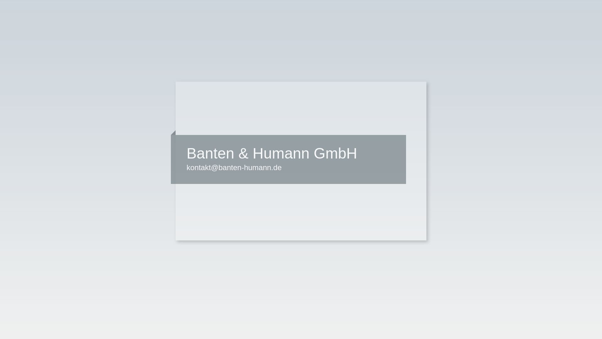 Banten & Humann GmbH