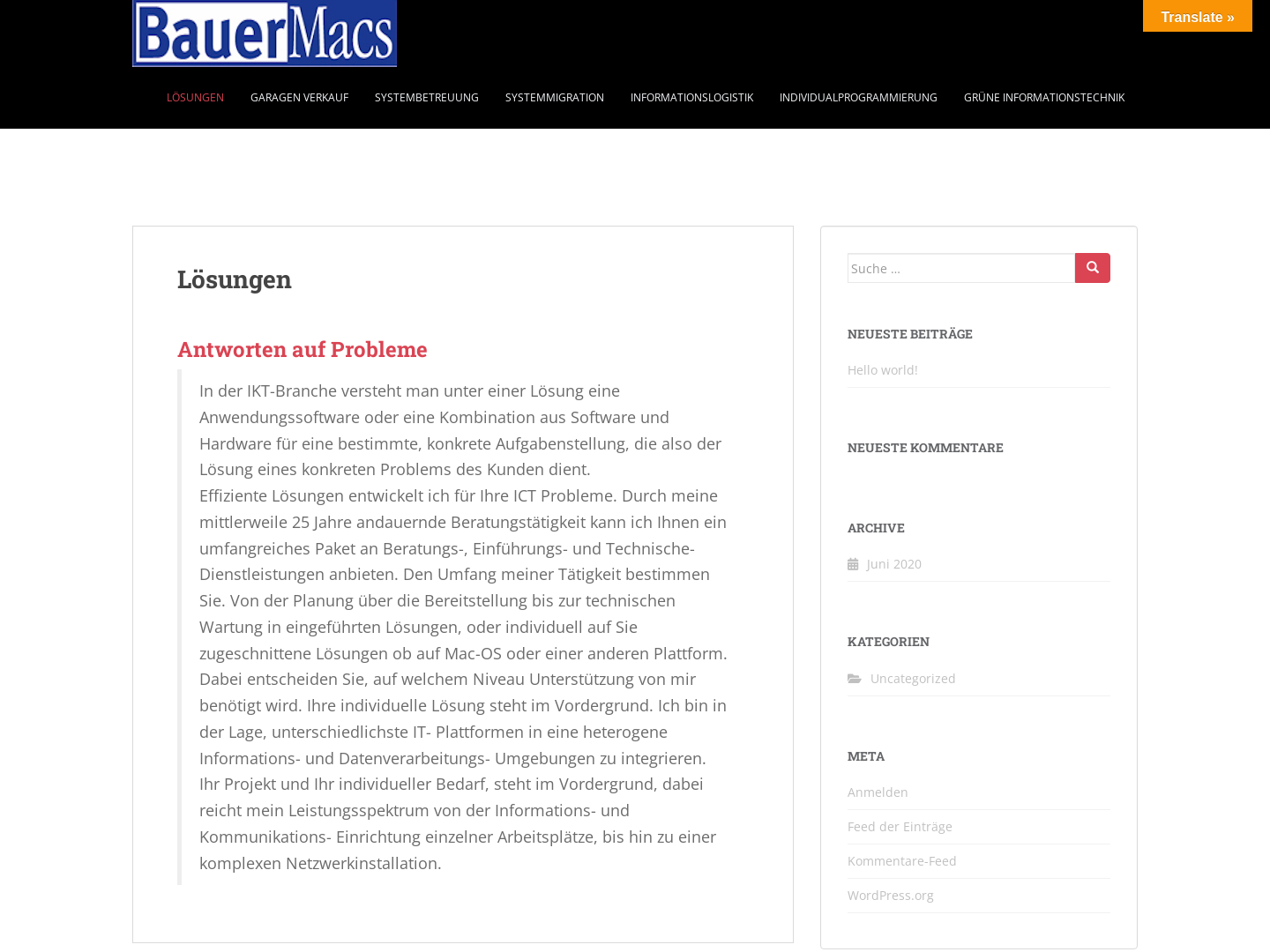 BauerMacs Mac OS Spezialist im Allgäu