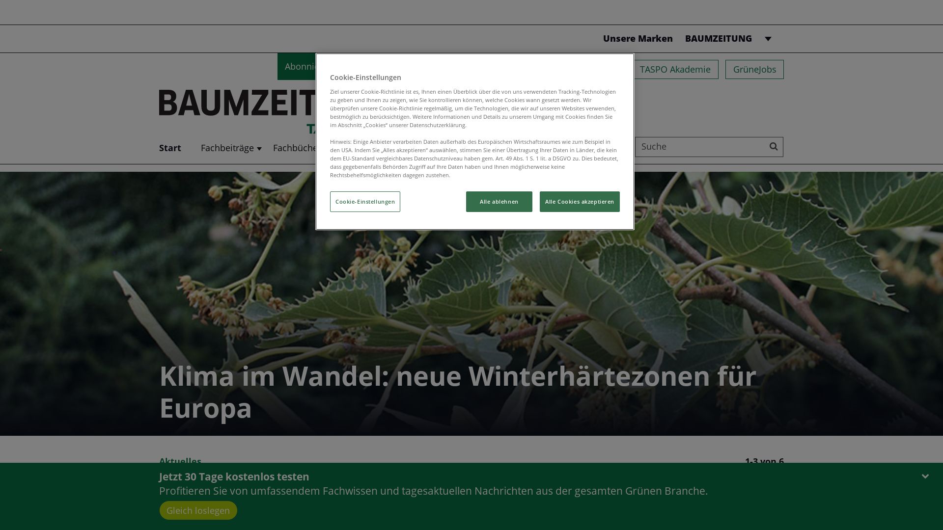 Baumpflege und Baumzeitung