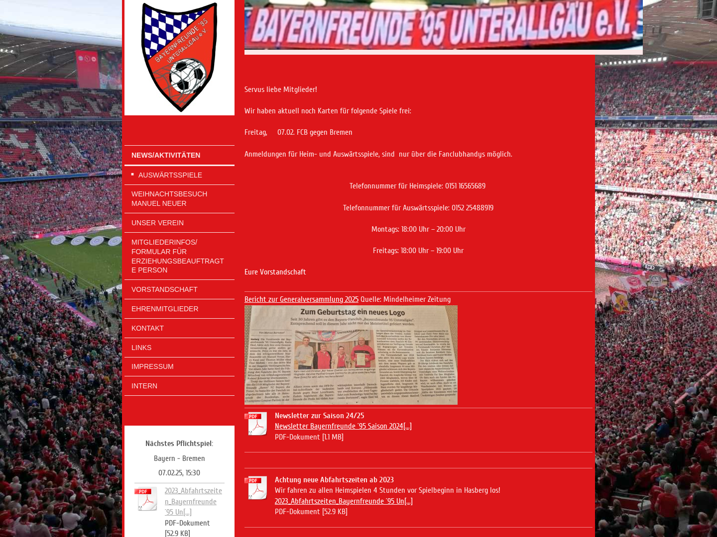 Bayernfreunde ´95 Unterallgäu e.V.
