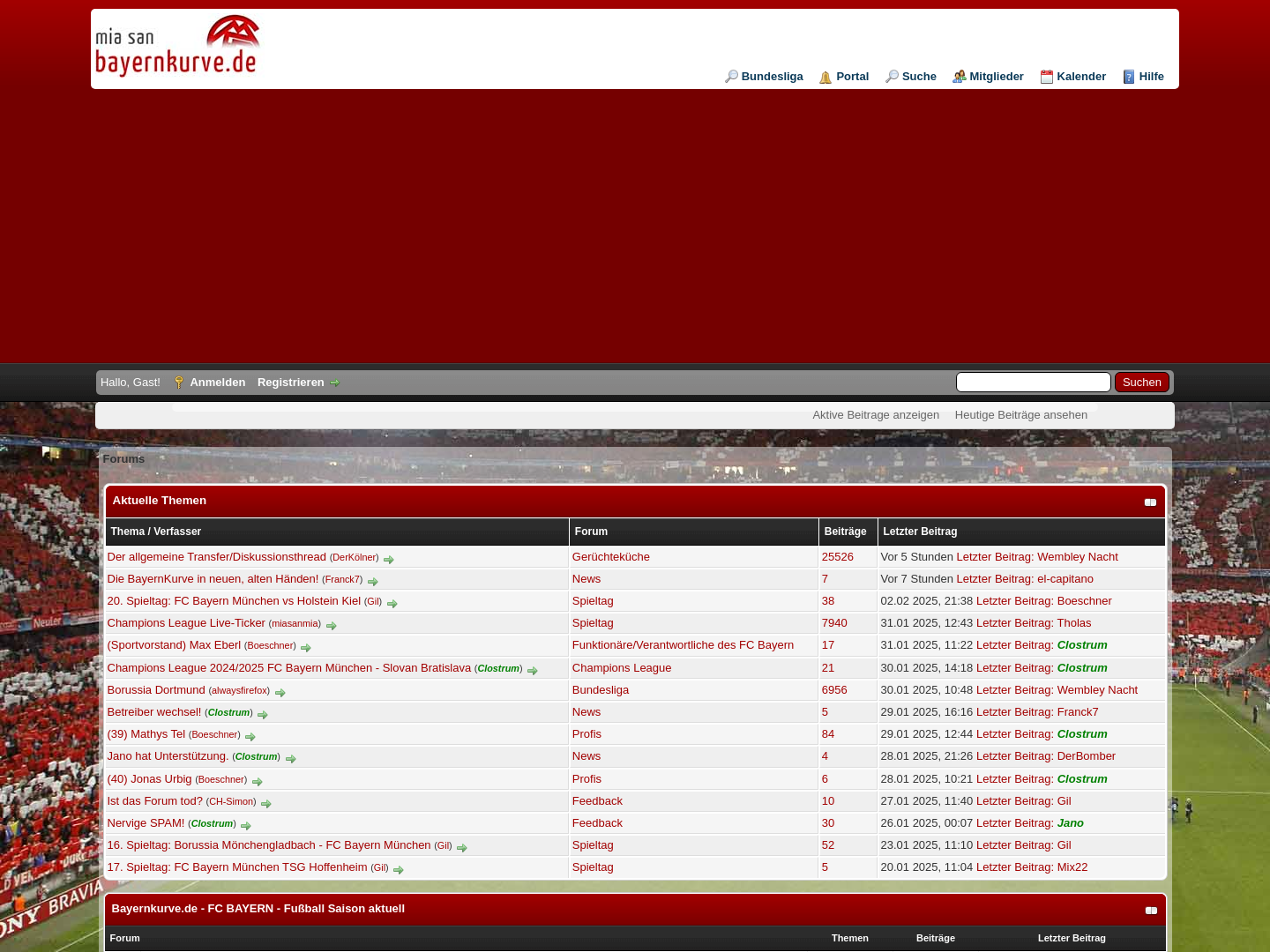 FC Bayern Fanportal