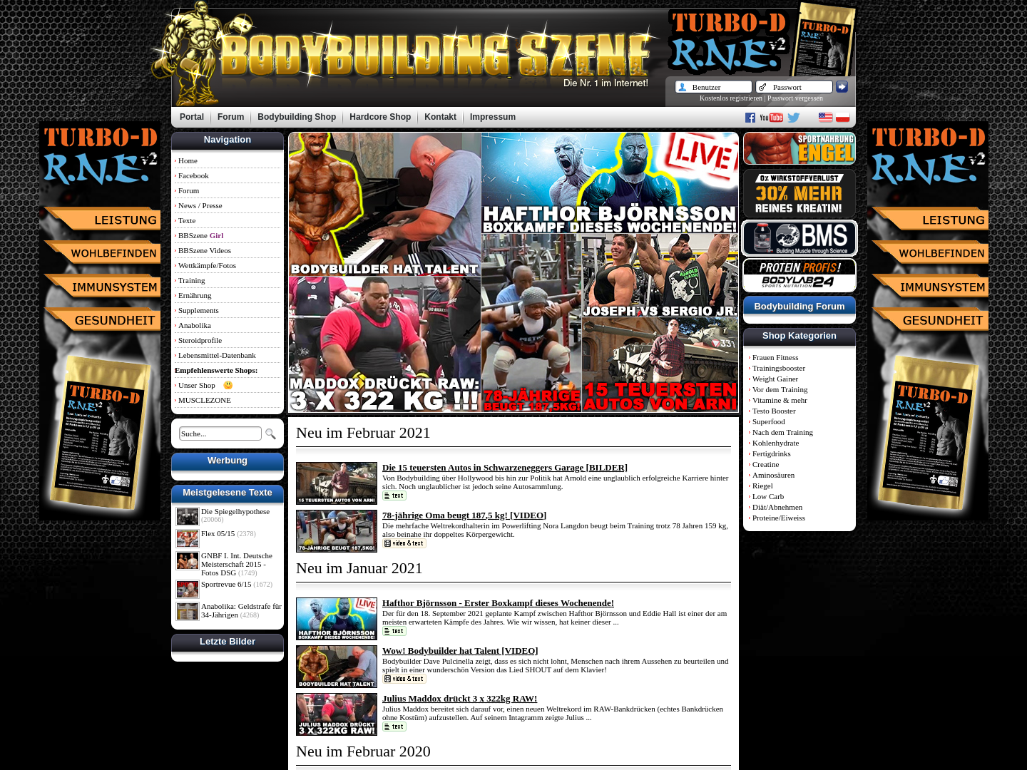 Bodybuilding Szene