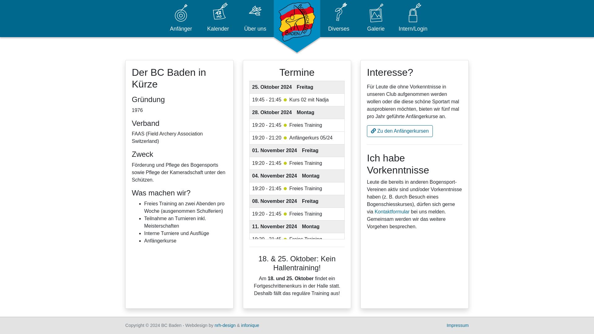 Bogenclub Baden und Umgebung