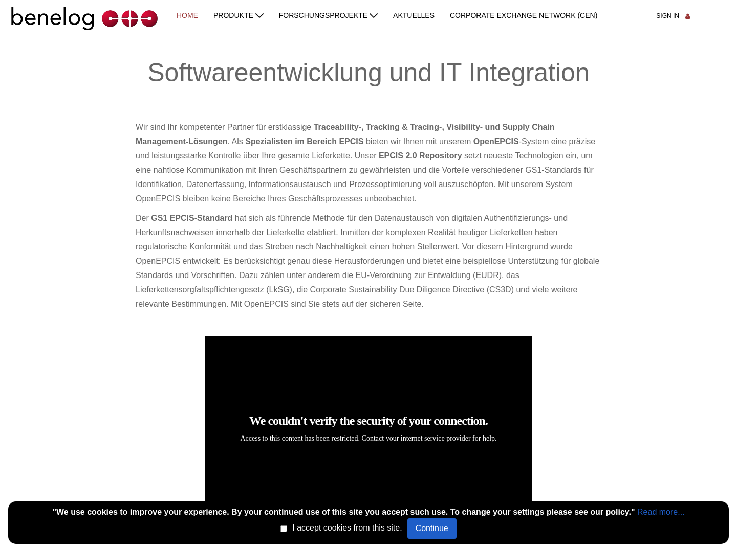 Corporate Exchange Network - benelog GmbH & Co. KG