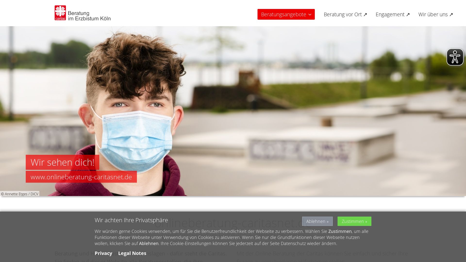 Diözesan-Caritasverband für das Erzbistum Köln e.V., Online-Beratung