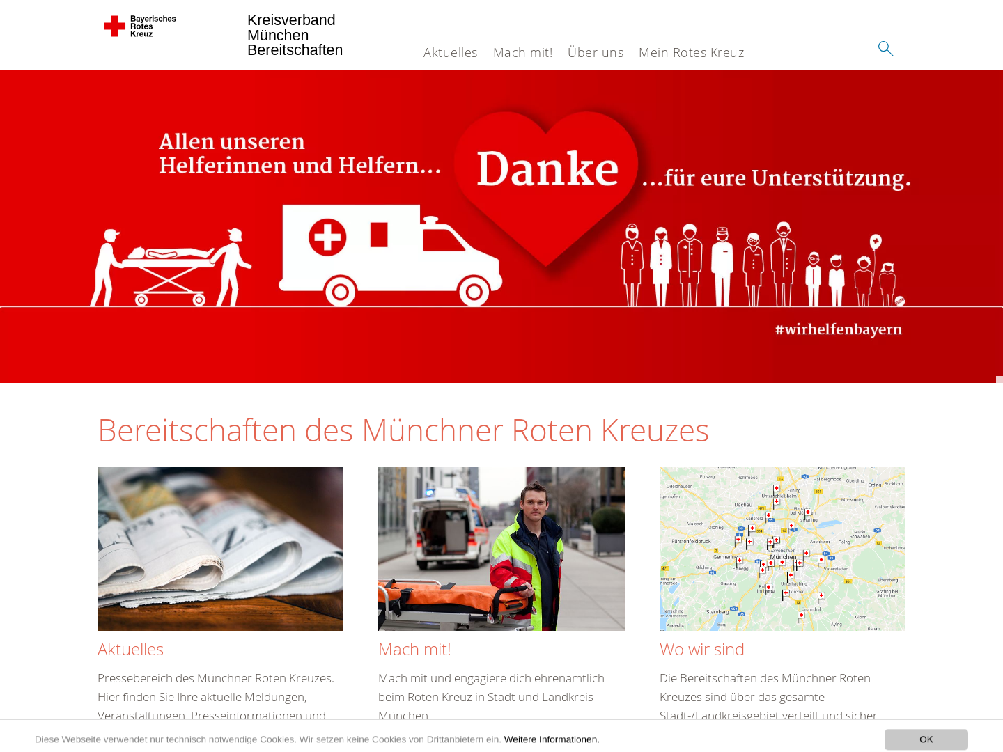 Bereitschaften des BRK München