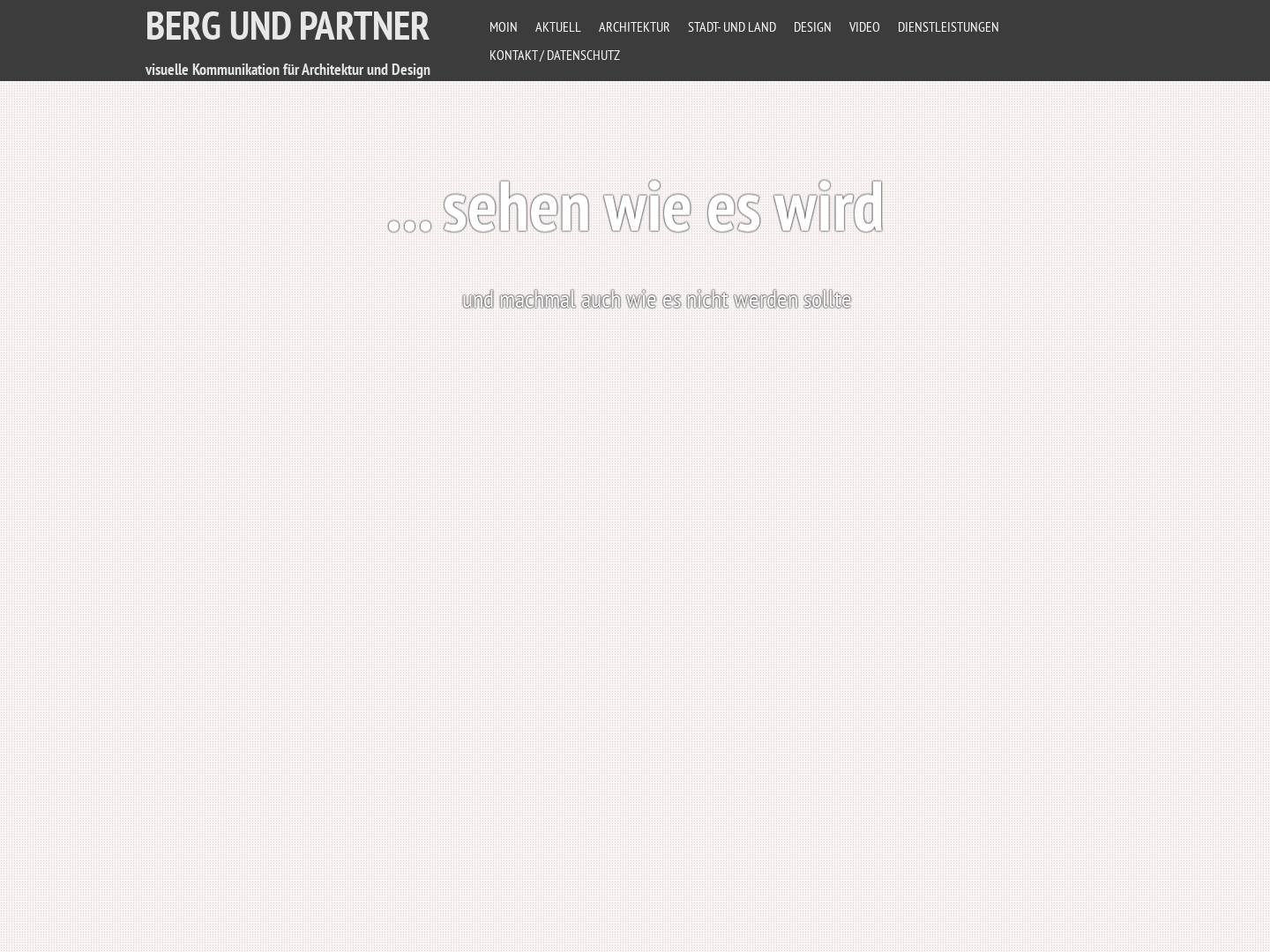 Berg und Partner    Visualisierung