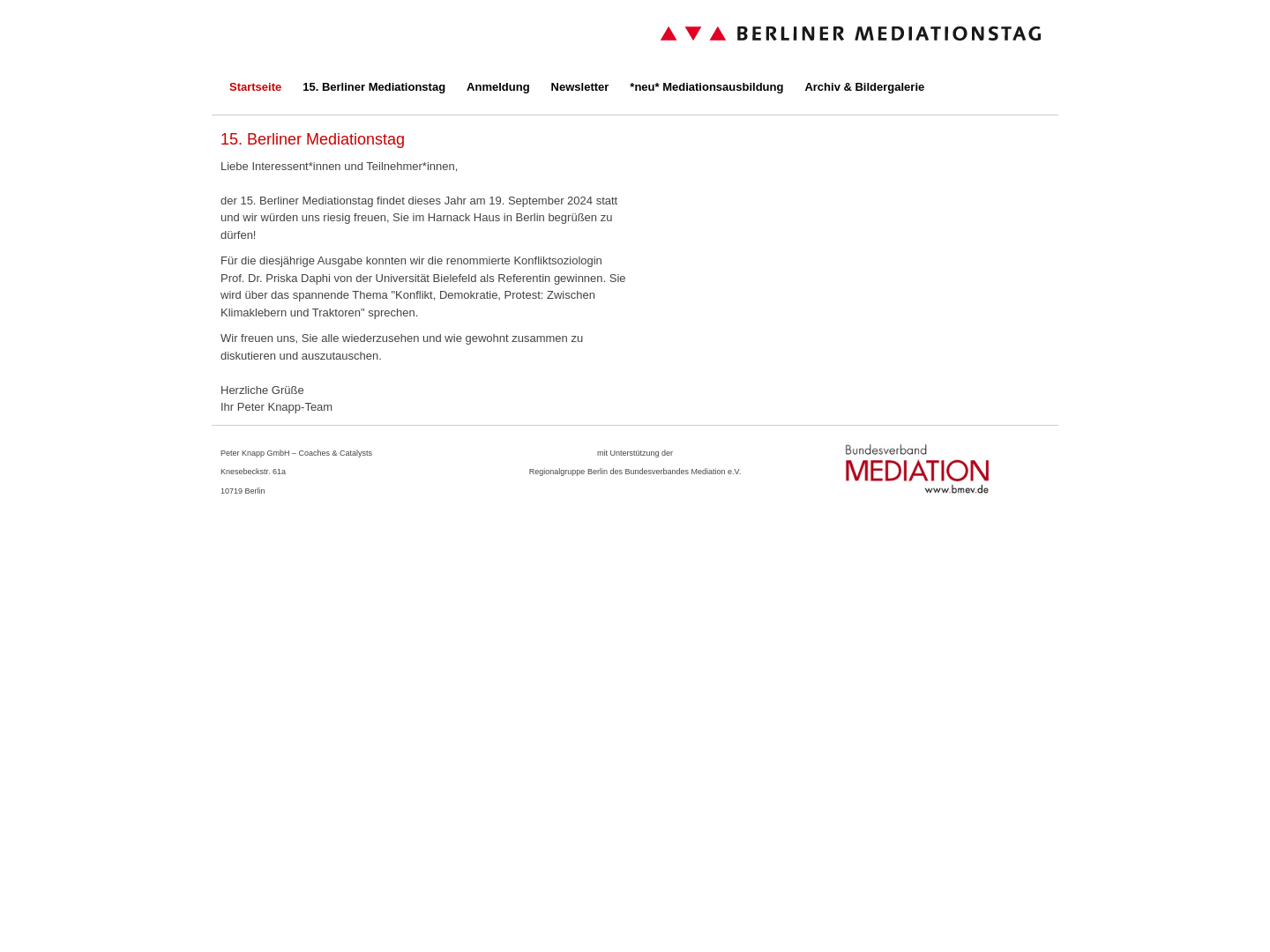 Berliner Mediationstag