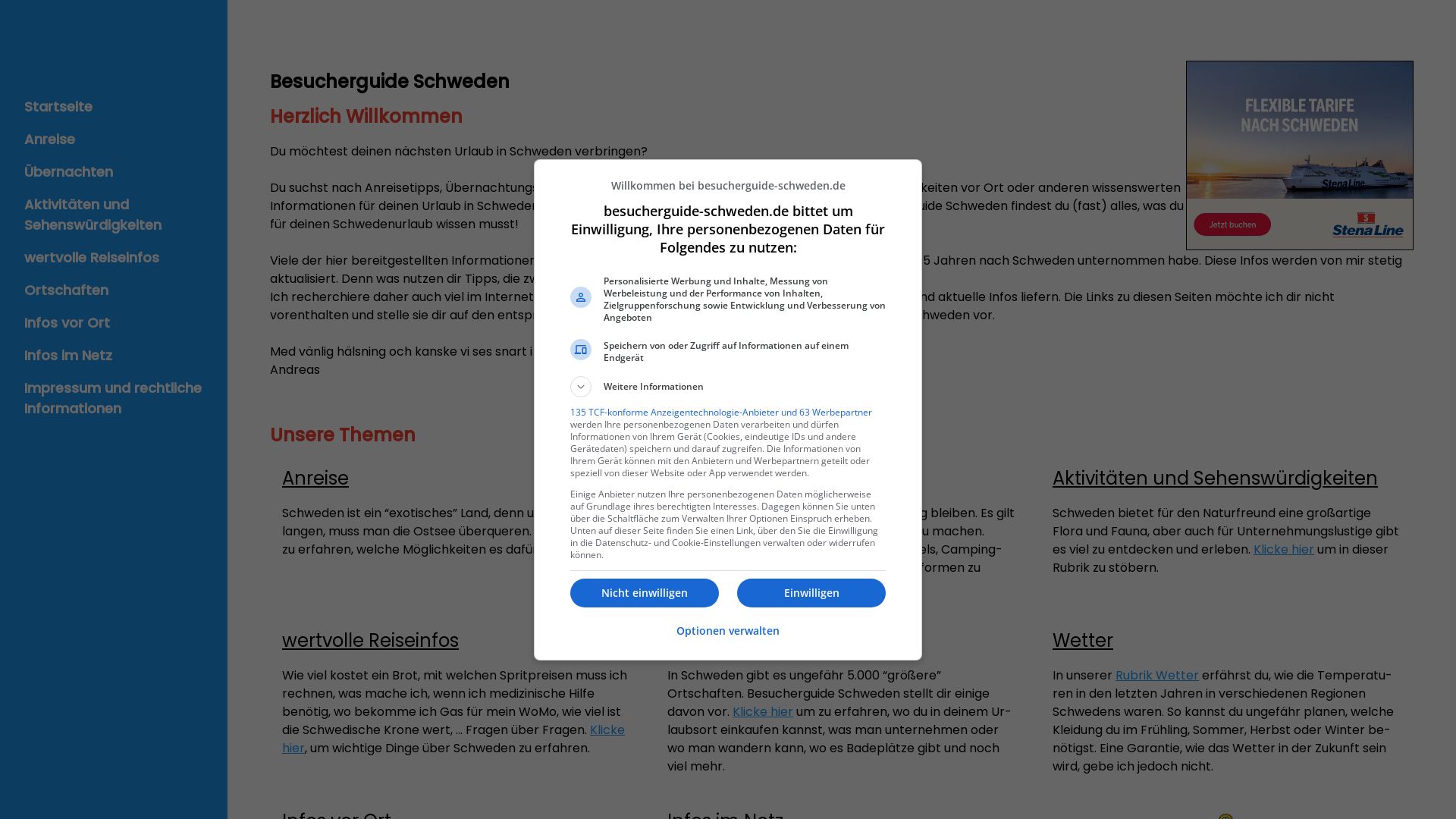 Besucherguide Schweden