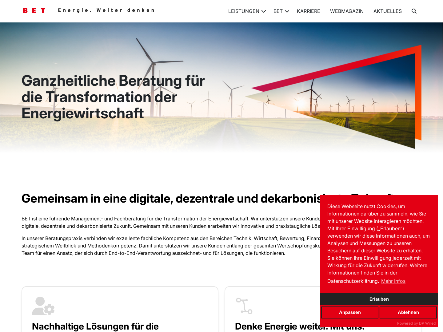 BET Büro für Energiewirtschaft und technische Planung GmbH