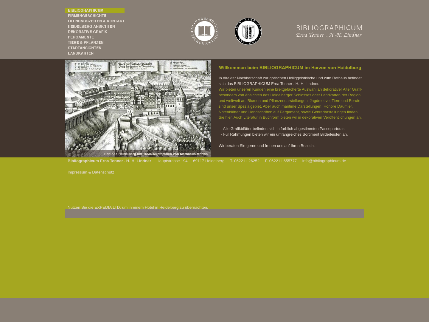 Bibliographicum Erna Tenner