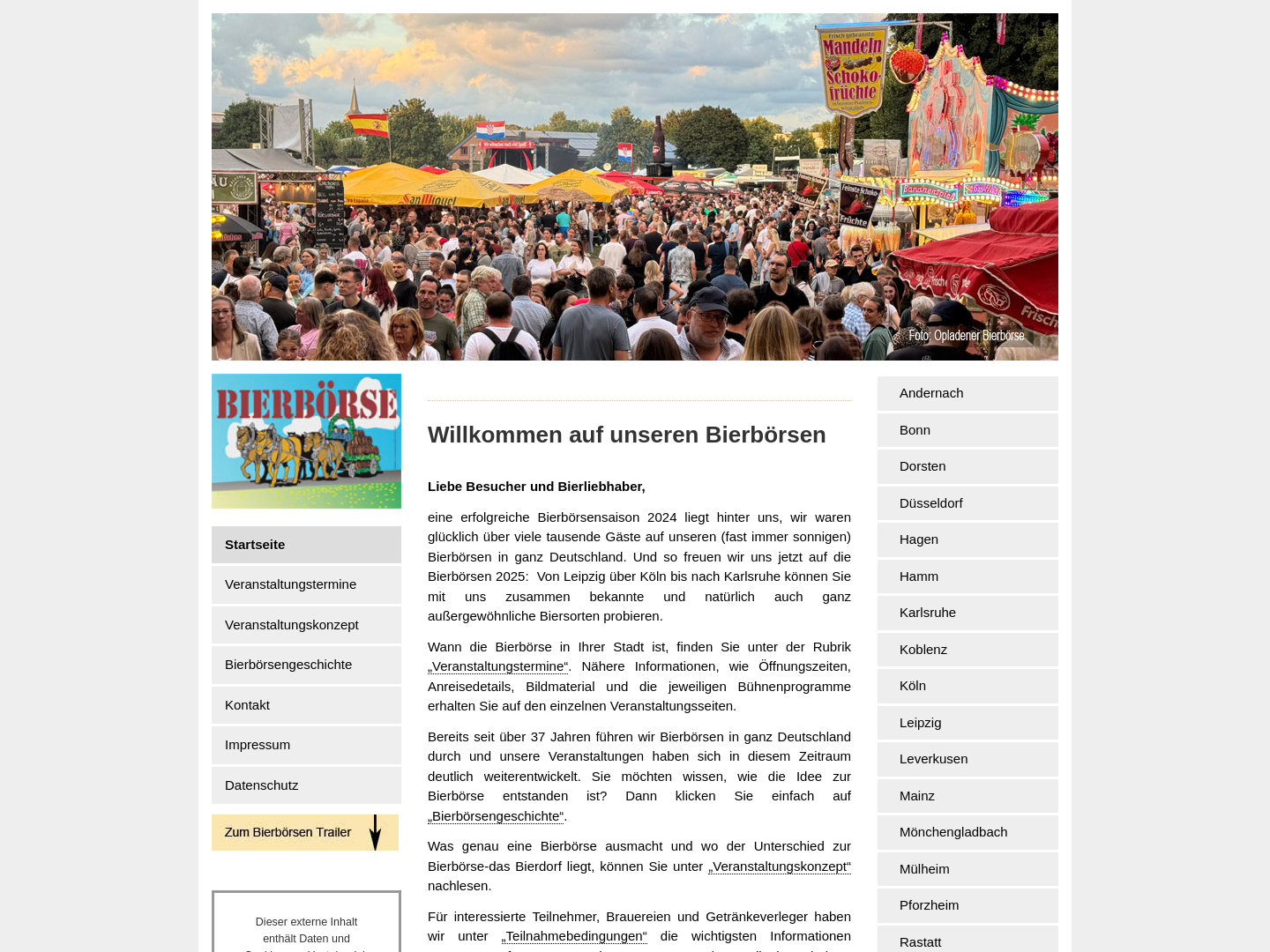 Bierbörse - Veranstaltungsbüro Werner Nolden