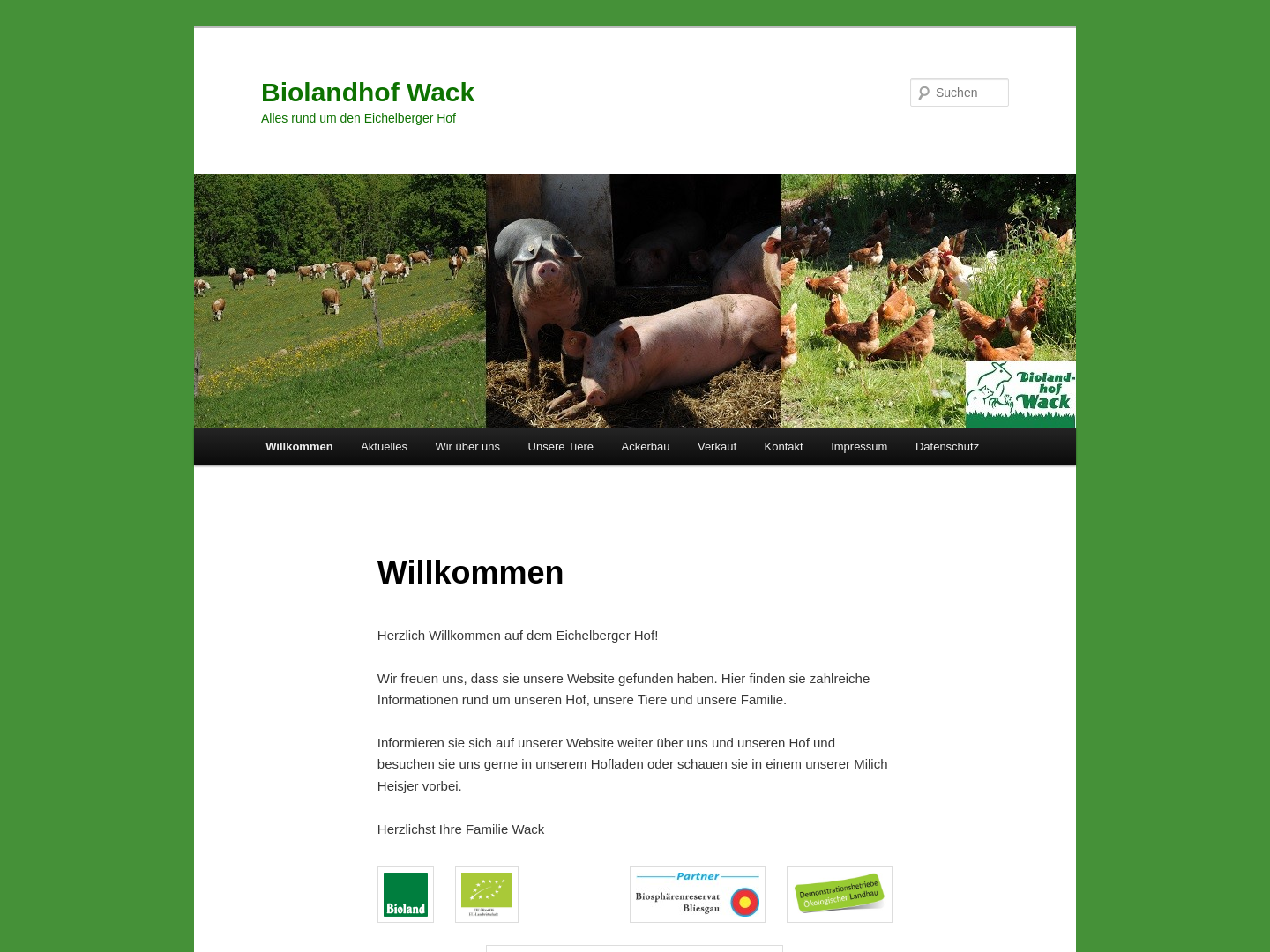 Biolandhof Familie Wack Eichelberger Hof