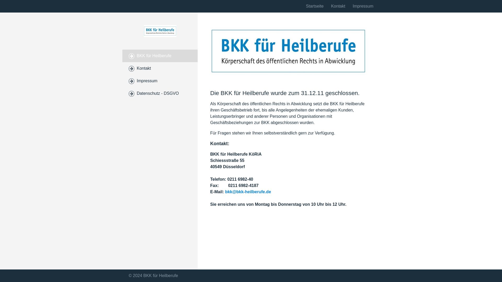 Betriebskrankenkasse für Heilberufe