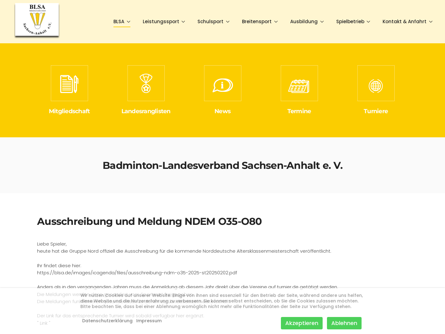 Badminton Landesverband Sachsen-Anhalt e.V.