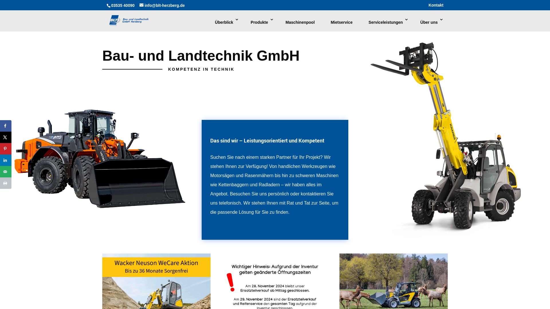 Bau- und Landtechnik GmbH Herzberg